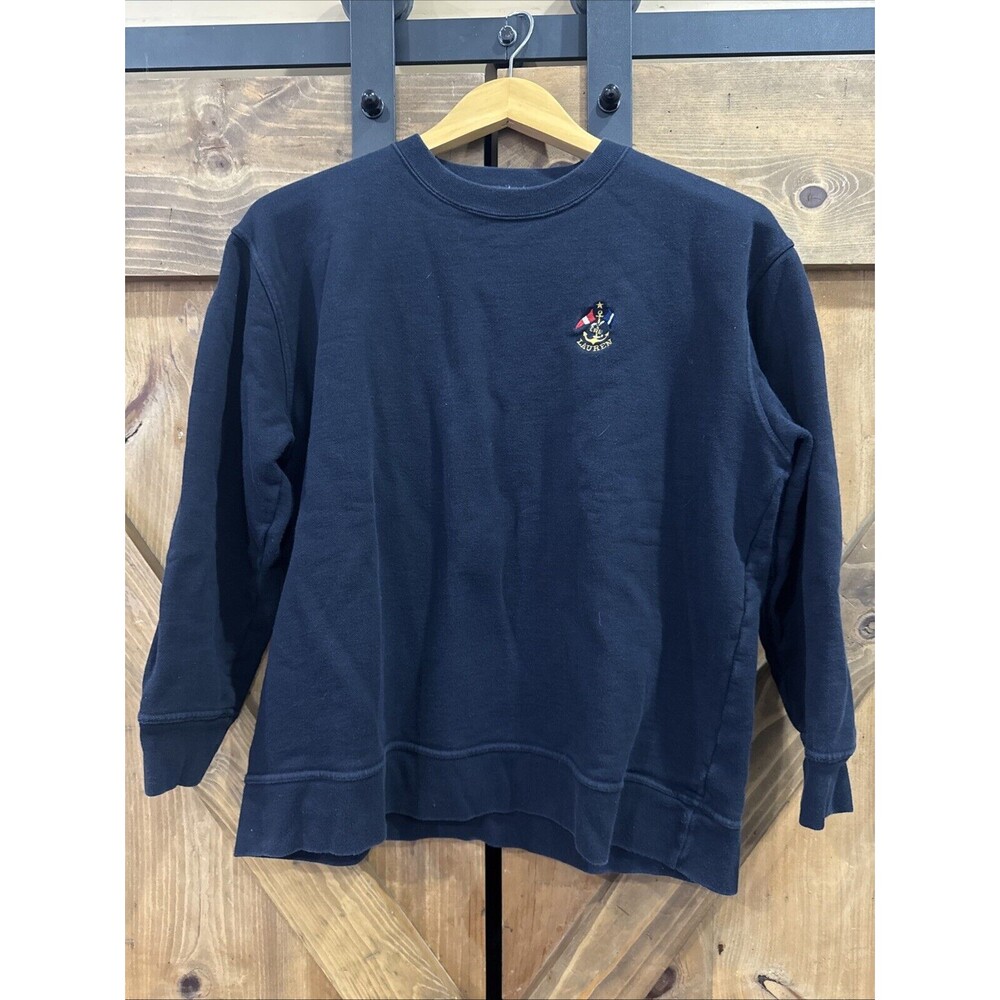 Vintage Lauren Ralph Lauren Crewneck Sweatshirt Women’s Petite Crest Logo